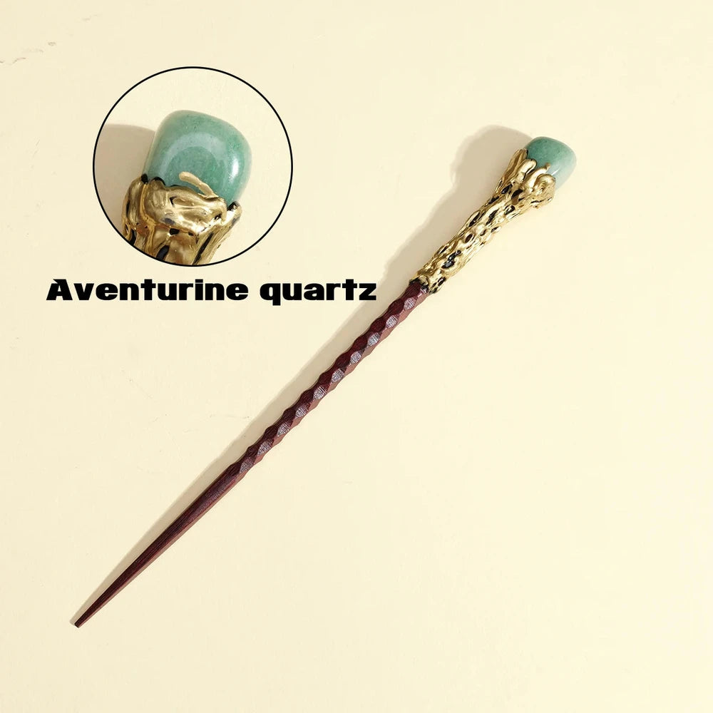 Natural Stone Crystal Wand
