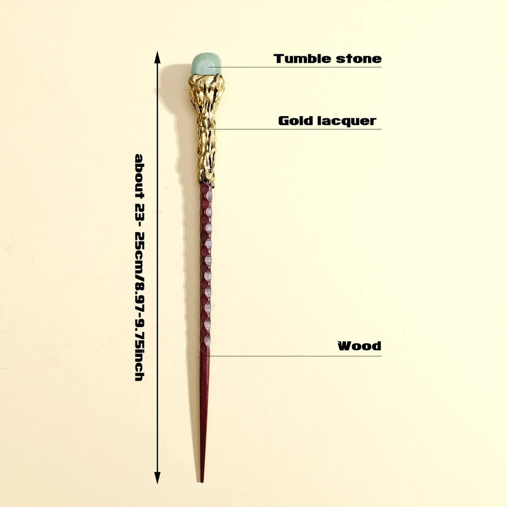 Natural Stone Crystal Wand