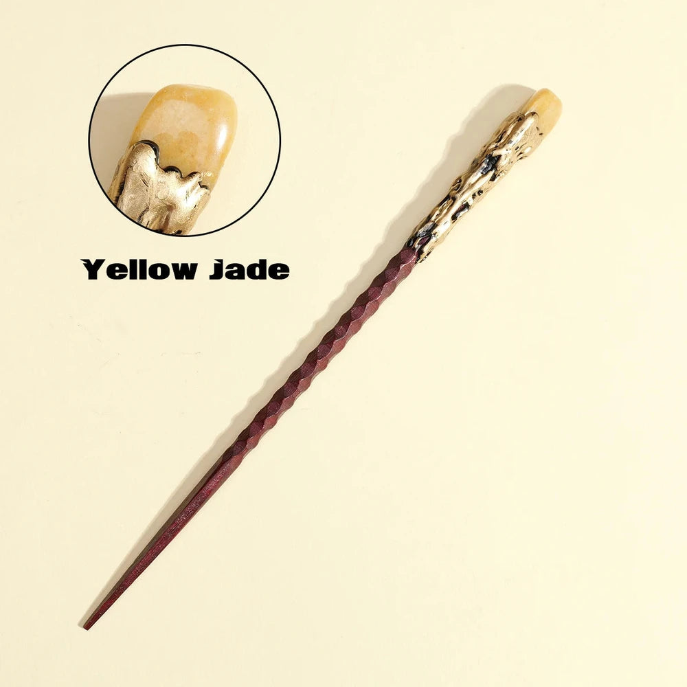 Natural Stone Crystal Wand