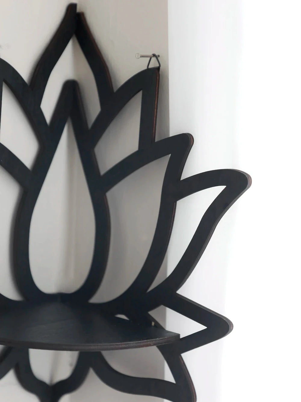 Lotus Crystal Wall Shelf