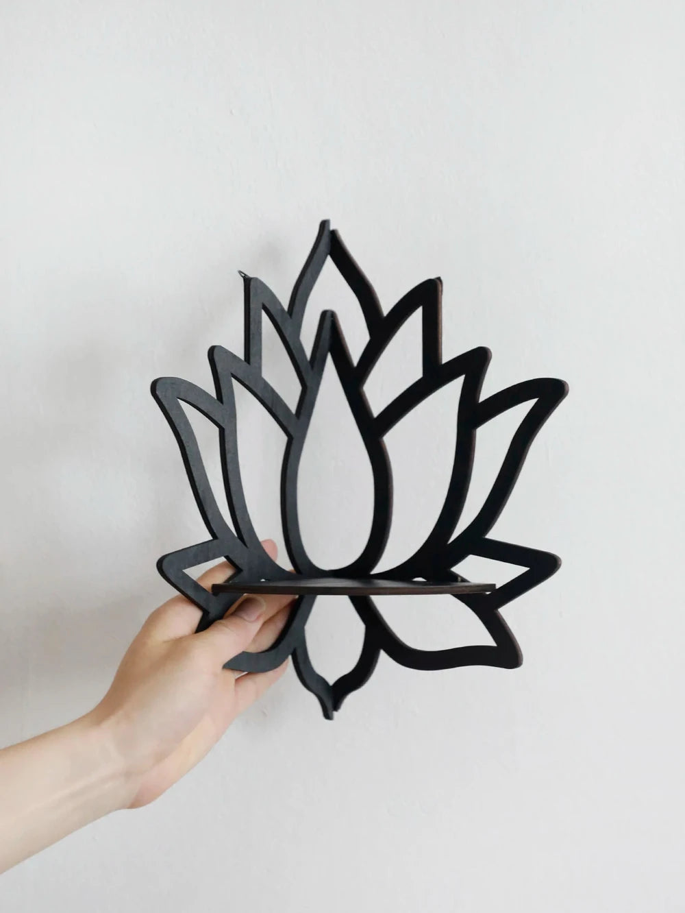 Lotus Crystal Wall Shelf