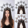 Dark Red Crystal Crown Set