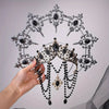 Dark Red Crystal Crown Set