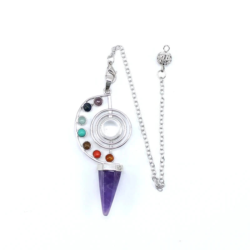 Chakra Healing Crystal Pendulum