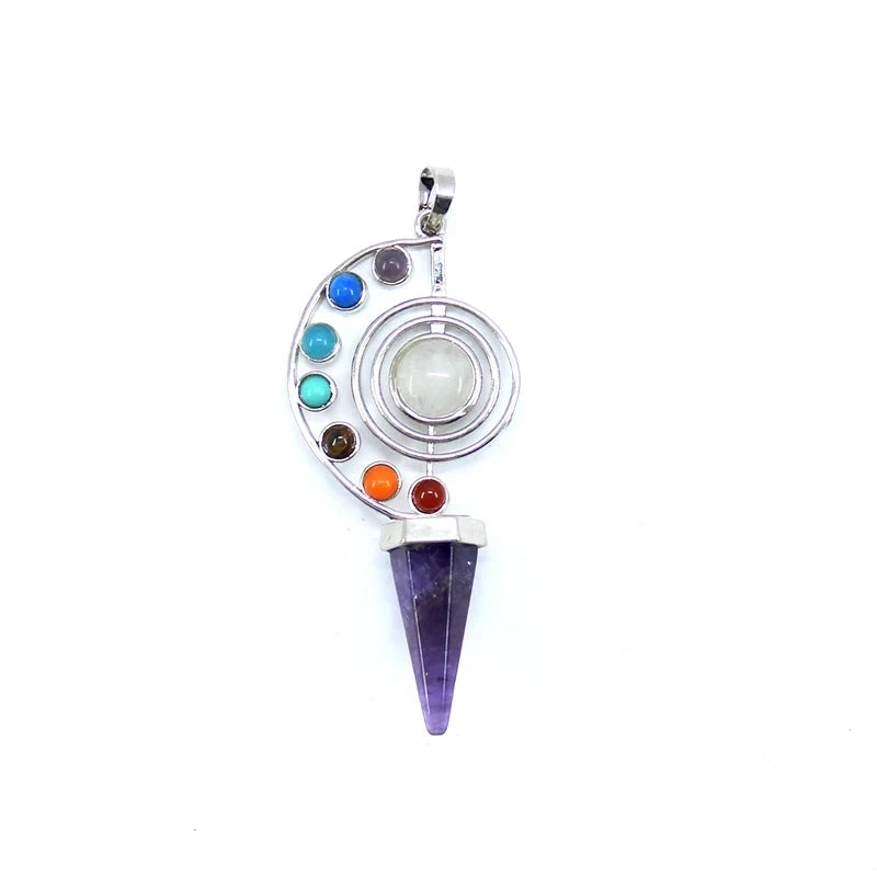 Chakra Healing Crystal Pendulum