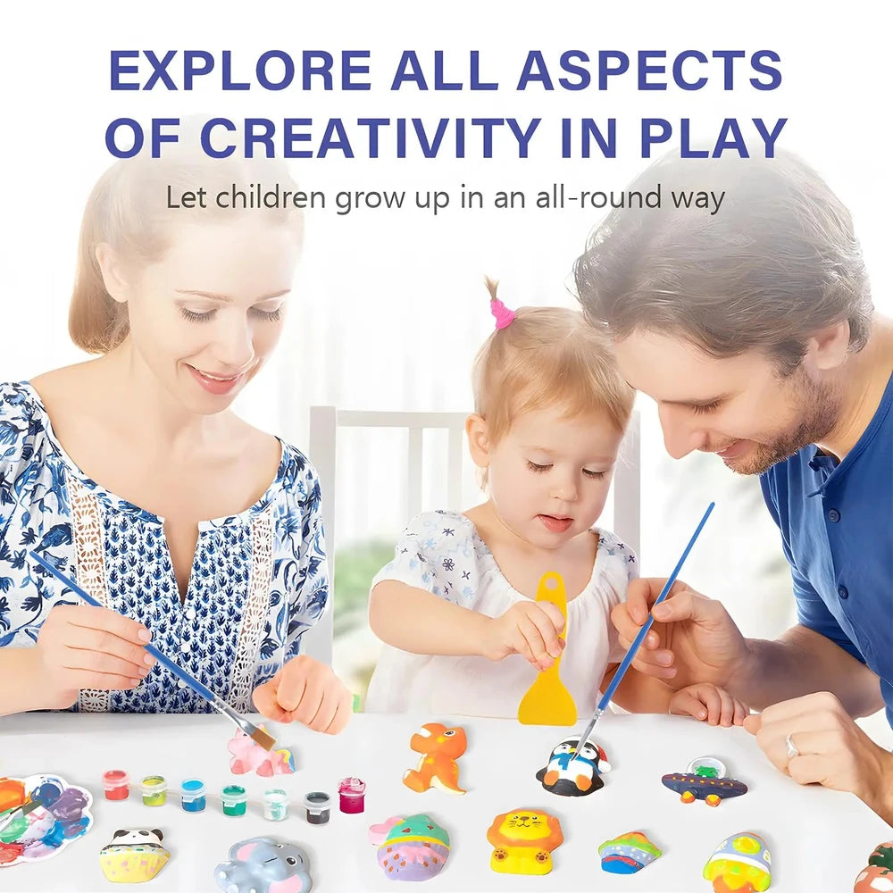 Kids Colorful Mud Painting Kit