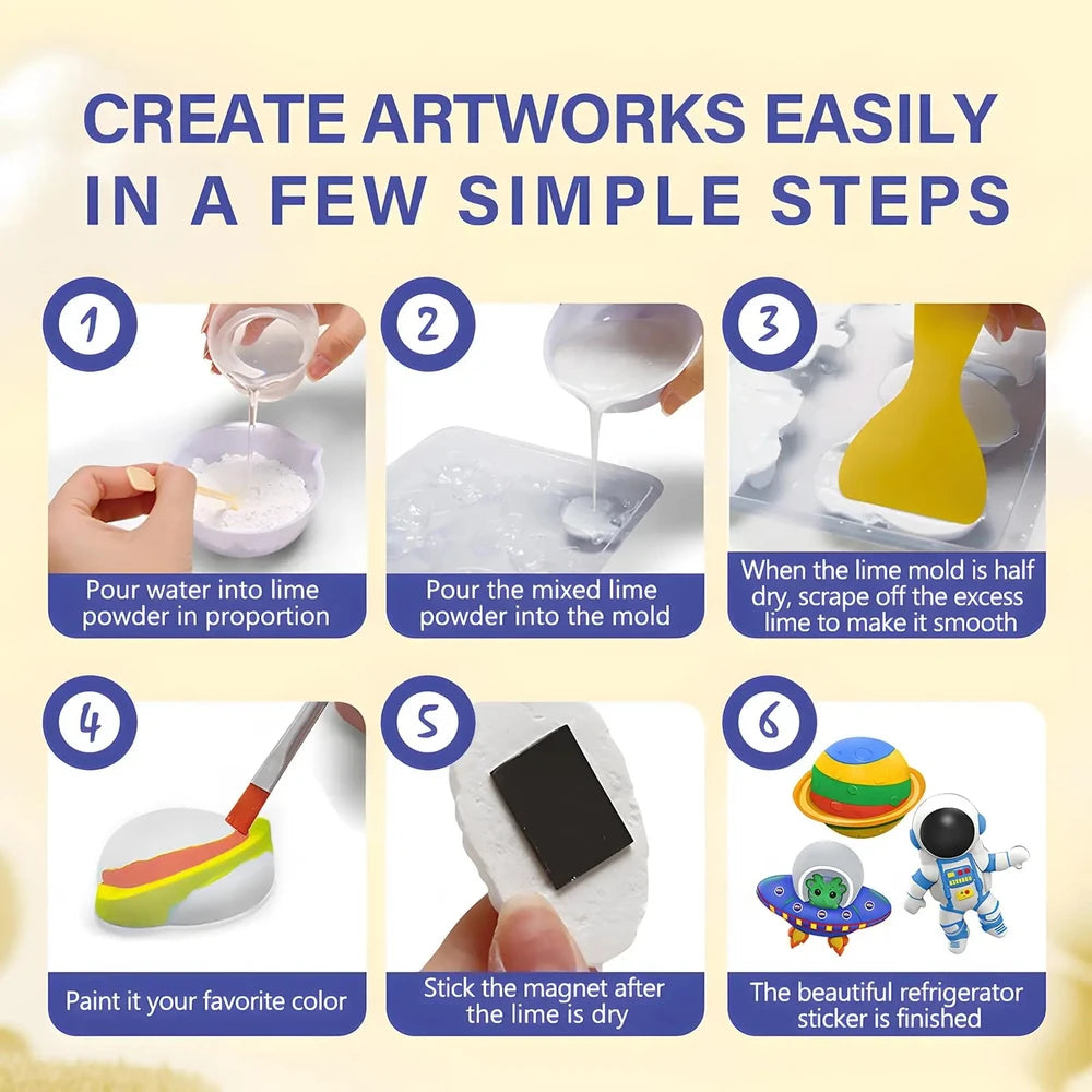 Kids Colorful Mud Painting Kit