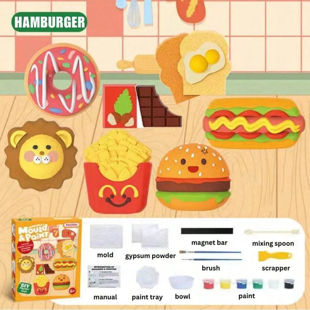 Kids Colorful Mud Painting Kit