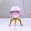 Natural Crystal Healing Sphere Decor