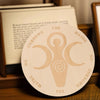 Wooden Divination Plate