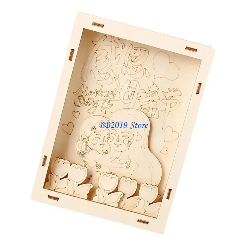 Kids Wooden Craft Picture Frame