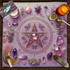 Pink Crystal Star Altar Cloth