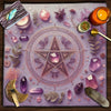 Pink Crystal Star Altar Cloth