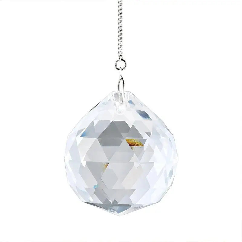 Rainbow Crystal Wind Chime Window Hanging Bell Glass Pendant Sun Catcher Christmas Decoration Home Decoration Garden Decoration