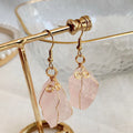 Natural Crystal Earrings for Women Raw Stone Green Quartz Pendulum Rubies Zoisite Lapis Sunstone Purple Crystal Drop Earring