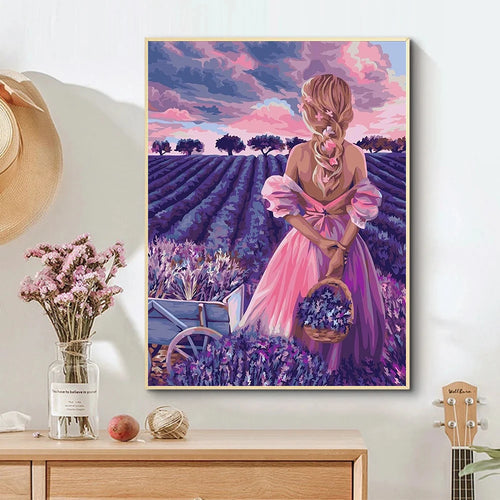 5D DIY Rhinestone Diamond Painting, Cartoon Girl Portrait Pattern Inlaid Rhinestone Diamond Painting Set, Diamond Painting Set