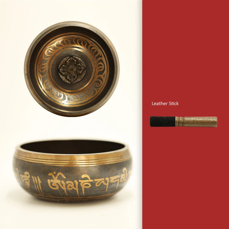 Tibetan Copper Singing Bowl Set