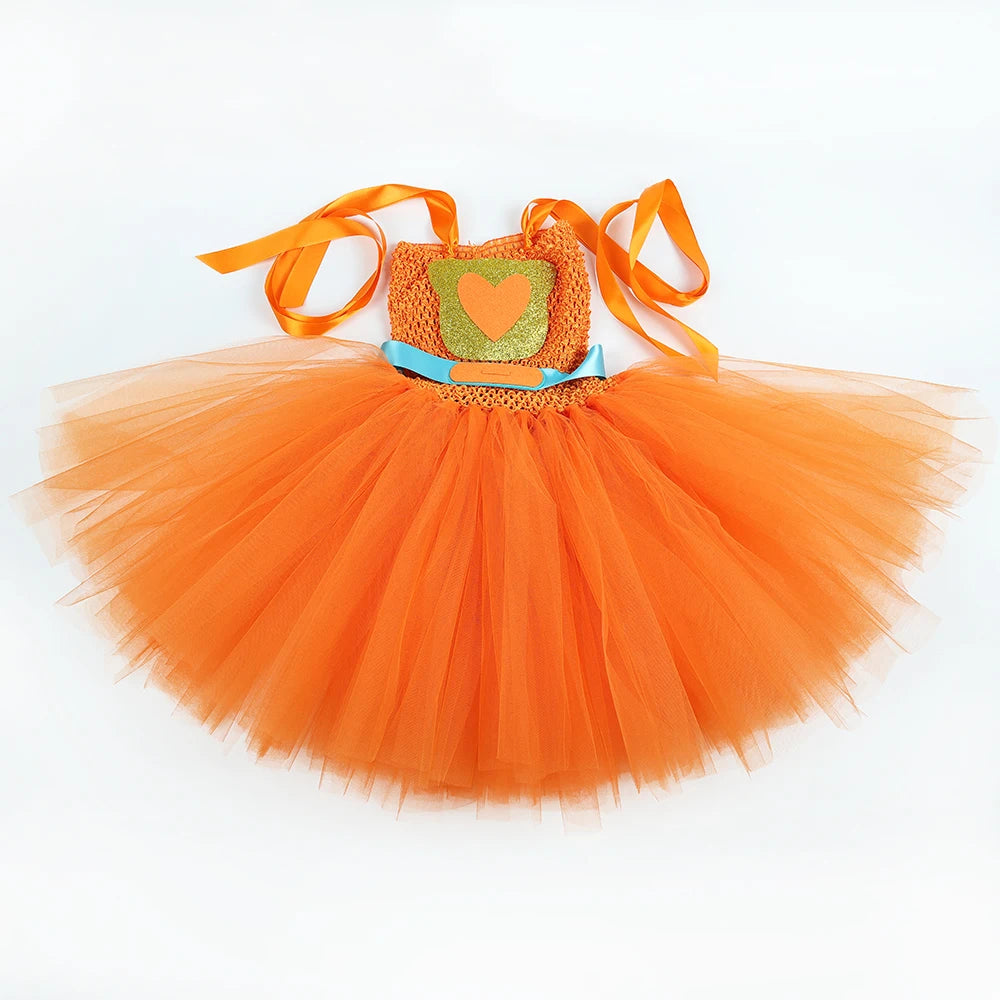 Girls Super Kitties Tutu Dress Costume Kids Halloween Cartoon Cat Costumes Girl Carnival Party Perform Princess Dress Up Clothes