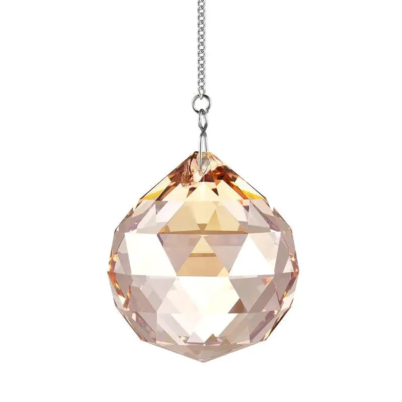 Rainbow Crystal Wind Chime Window Hanging Bell Glass Pendant Sun Catcher Christmas Decoration Home Decoration Garden Decoration
