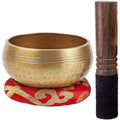 Nepalese Singing Bowl Set Authentic Handcrafted Mindfulness Meditation Holistic Sound 7 Chakra Healing Gift by Himalayan Bazaar