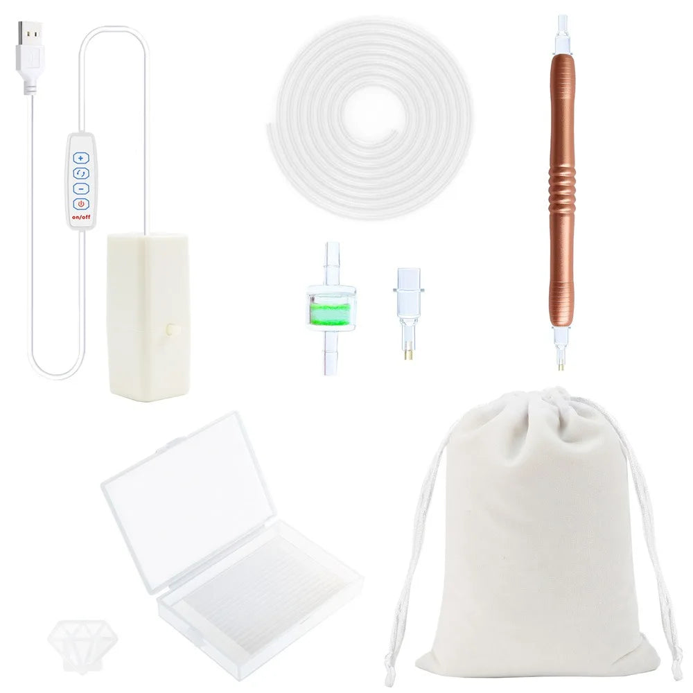 New Electric Vacuum Diamond Painting Pen Kits USB Powered Diamond Painting Suction Device for 5D Diamond Painting Tool