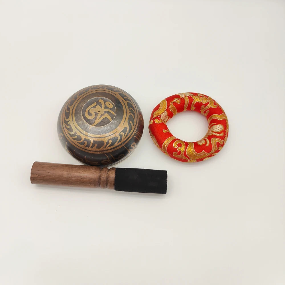 Tibetan Copper Singing Bowl Set