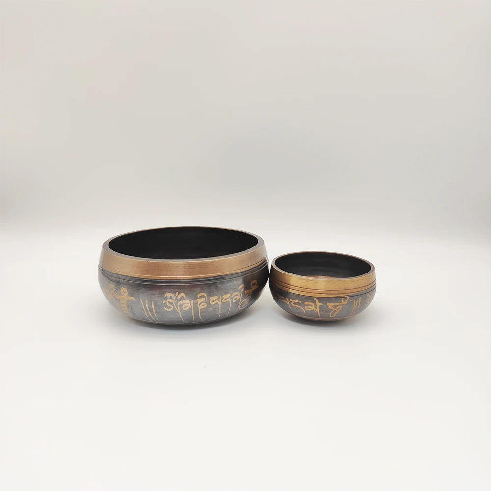 Tibetan Copper Singing Bowl Set