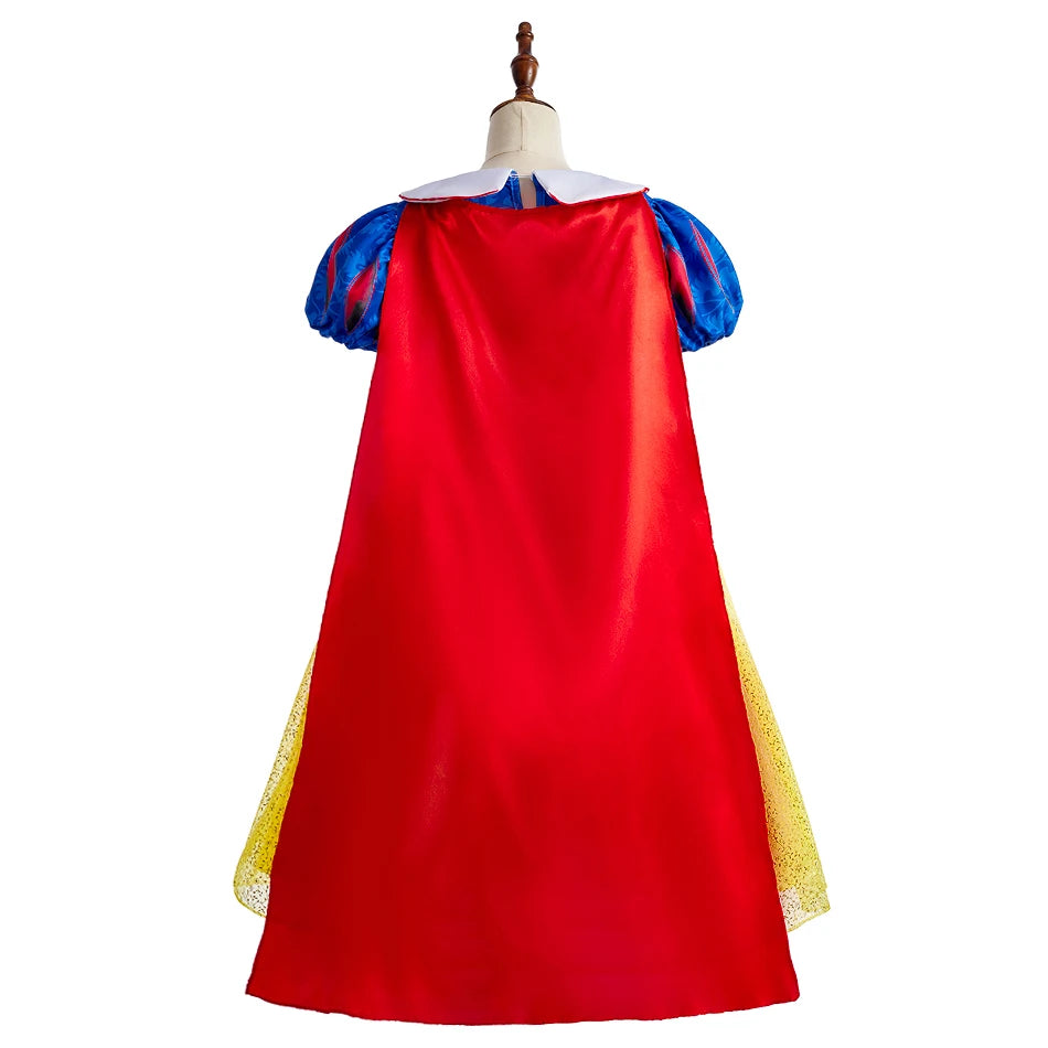 Girls Halloween Belle Dresses Girl Snow White Dress Kids Christmas Carnival Cosplay Clothes Children Princess Costumes