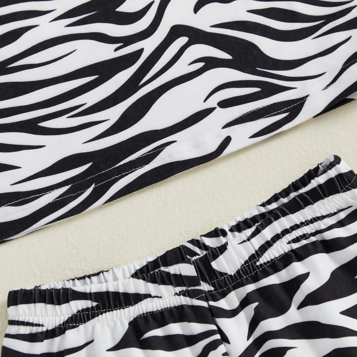 Halloween Toddler Baby Animal Costumes Set Zebra/Tiger Long Sleeve Tops Pants Ears Hat Tail Cosplay Children Party Stage