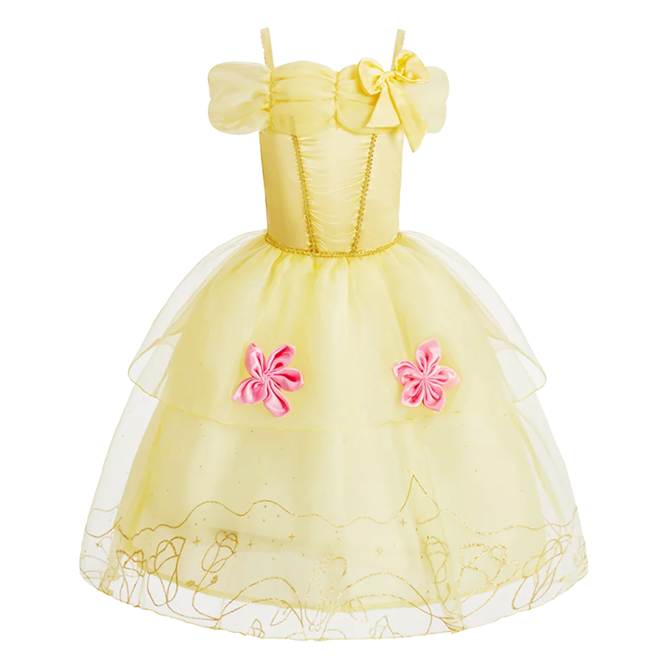 Girls Halloween Belle Dresses Girl Snow White Dress Kids Christmas Carnival Cosplay Clothes Children Princess Costumes