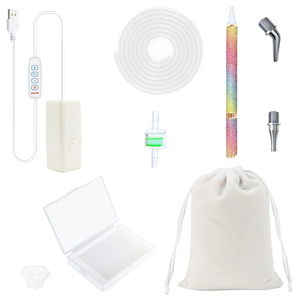 New Electric Vacuum Diamond Painting Pen Kits USB Powered Diamond Painting Suction Device for 5D Diamond Painting Tool