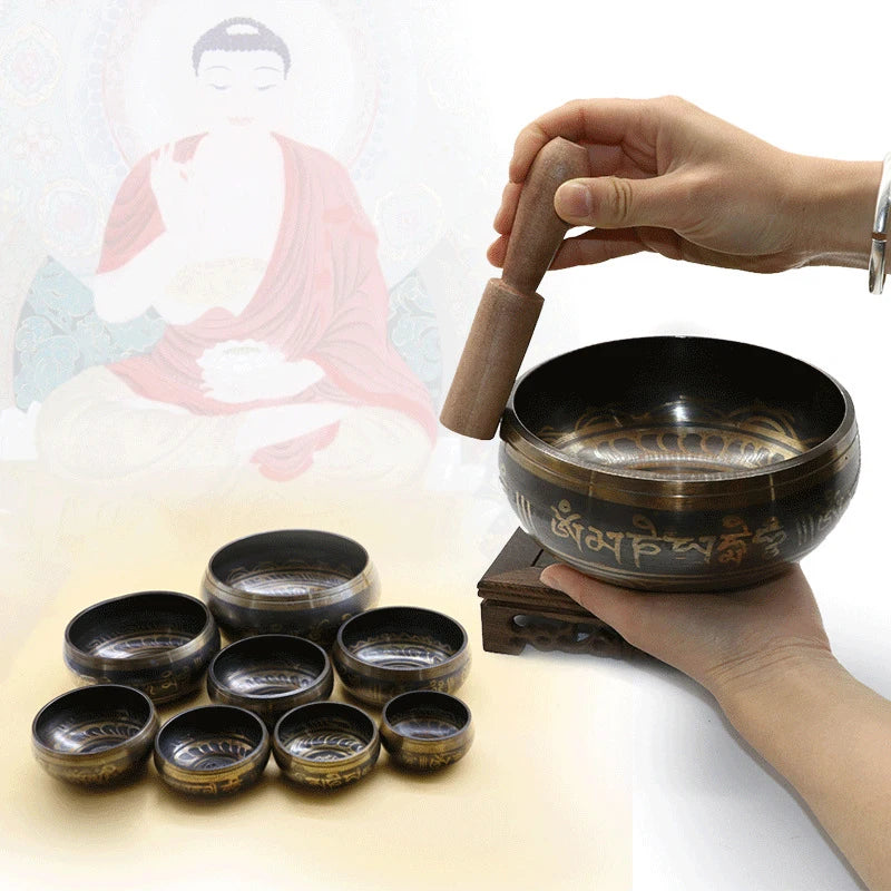 Buddha Brass Chime Singing Bowl
