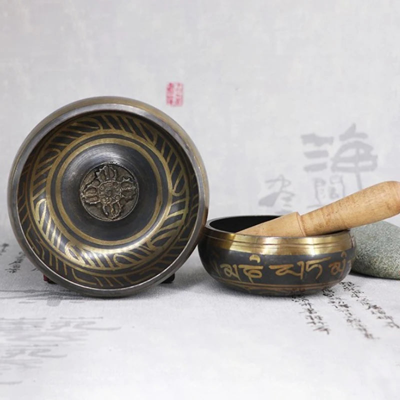 Buddha Brass Chime Singing Bowl
