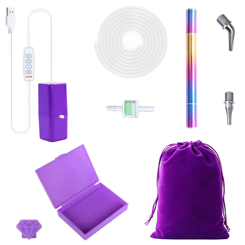 New Electric Vacuum Diamond Painting Pen Kits USB Powered Diamond Painting Suction Device for 5D Diamond Painting Tool