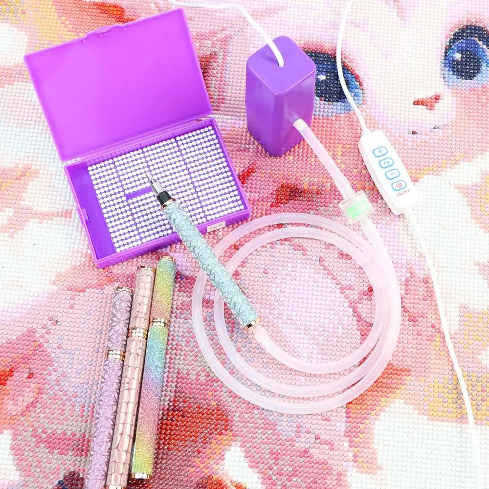 New Electric Vacuum Diamond Painting Pen Kits USB Powered Diamond Painting Suction Device for 5D Diamond Painting Tool