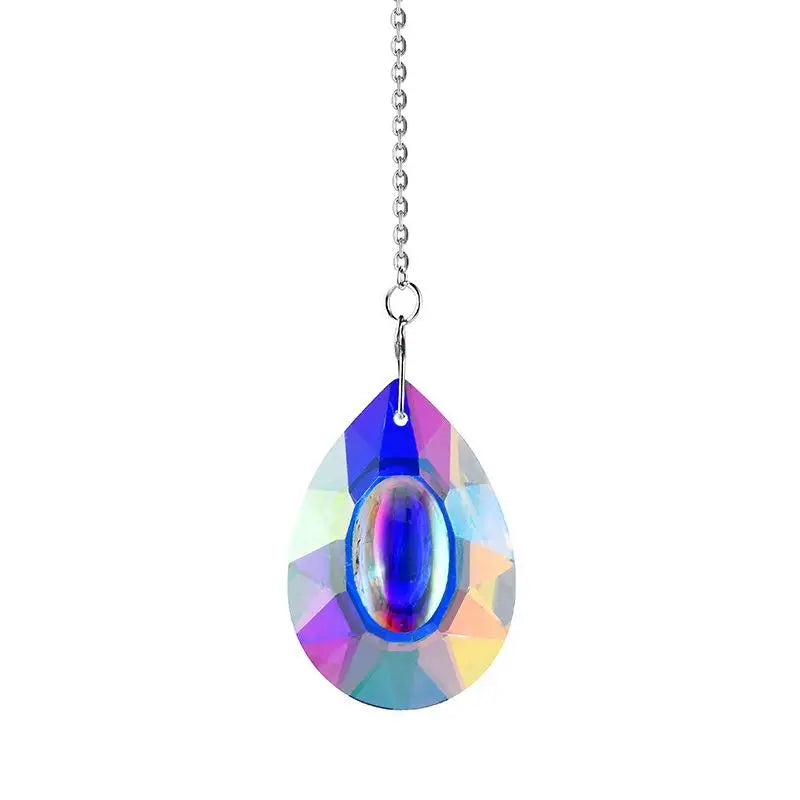 Rainbow Crystal Wind Chime Window Hanging Bell Glass Pendant Sun Catcher Christmas Decoration Home Decoration Garden Decoration