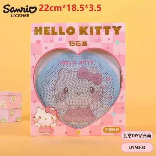 Sanrio Diamond Painting With Frame DIY Handmade Art Ornament Desktop Decor Gift Toy