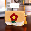 Felt Bag Crafting Kit for Kids DIY Art Sewing Toy Crossbody Bag Kindergarten Creativity Handwork Set