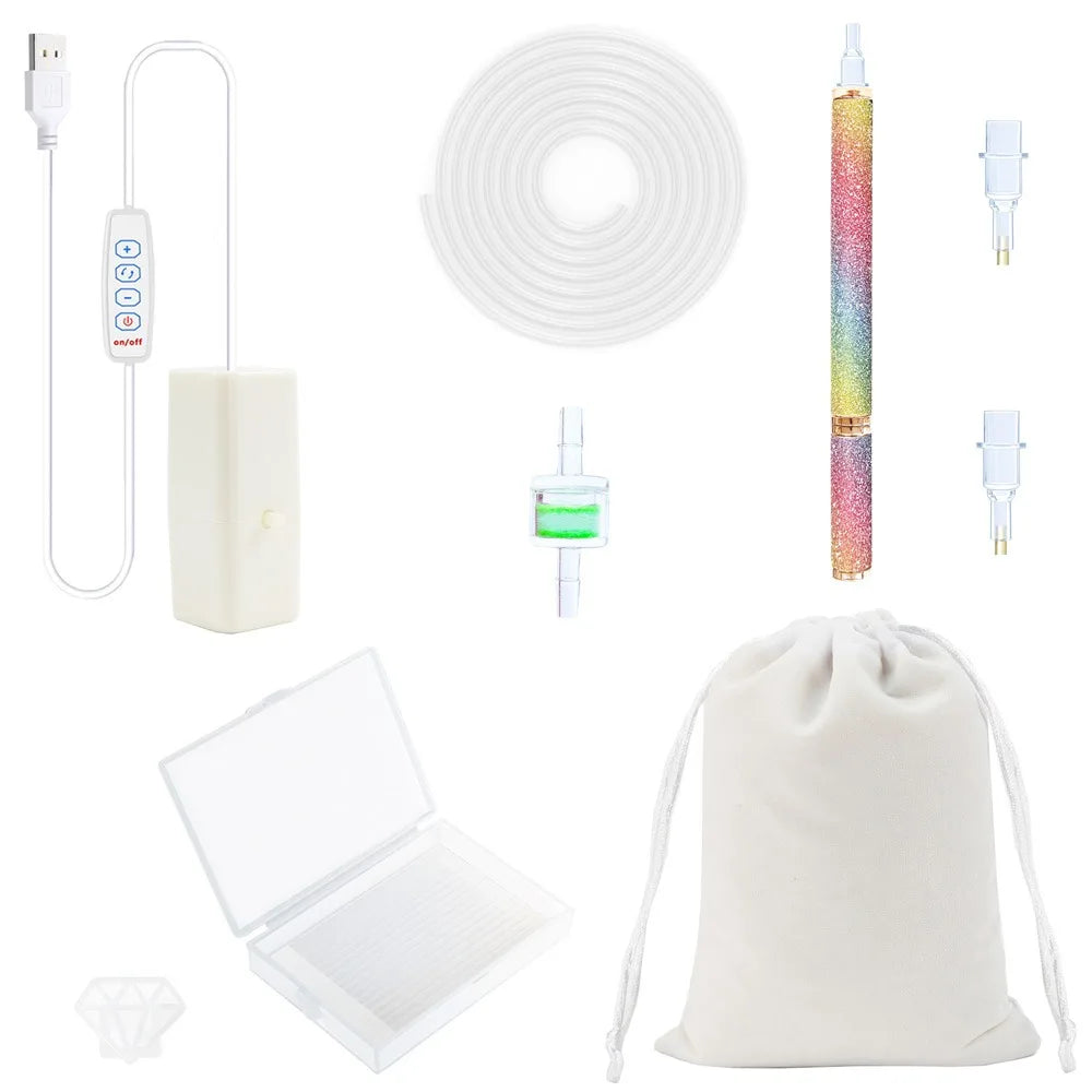 New Electric Vacuum Diamond Painting Pen Kits USB Powered Diamond Painting Suction Device for 5D Diamond Painting Tool