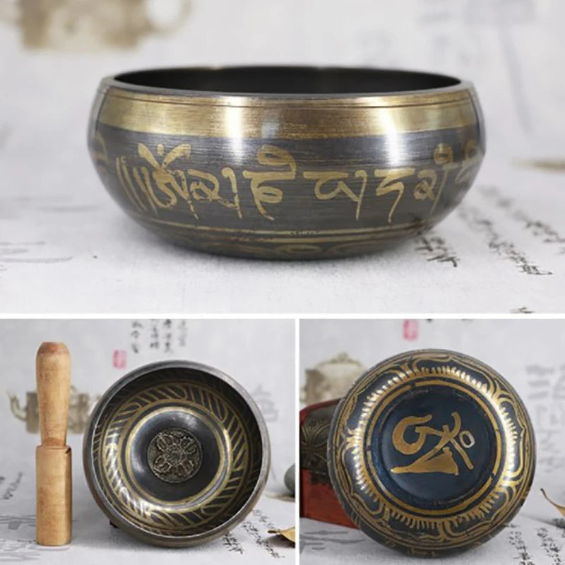 Buddha Brass Chime Singing Bowl