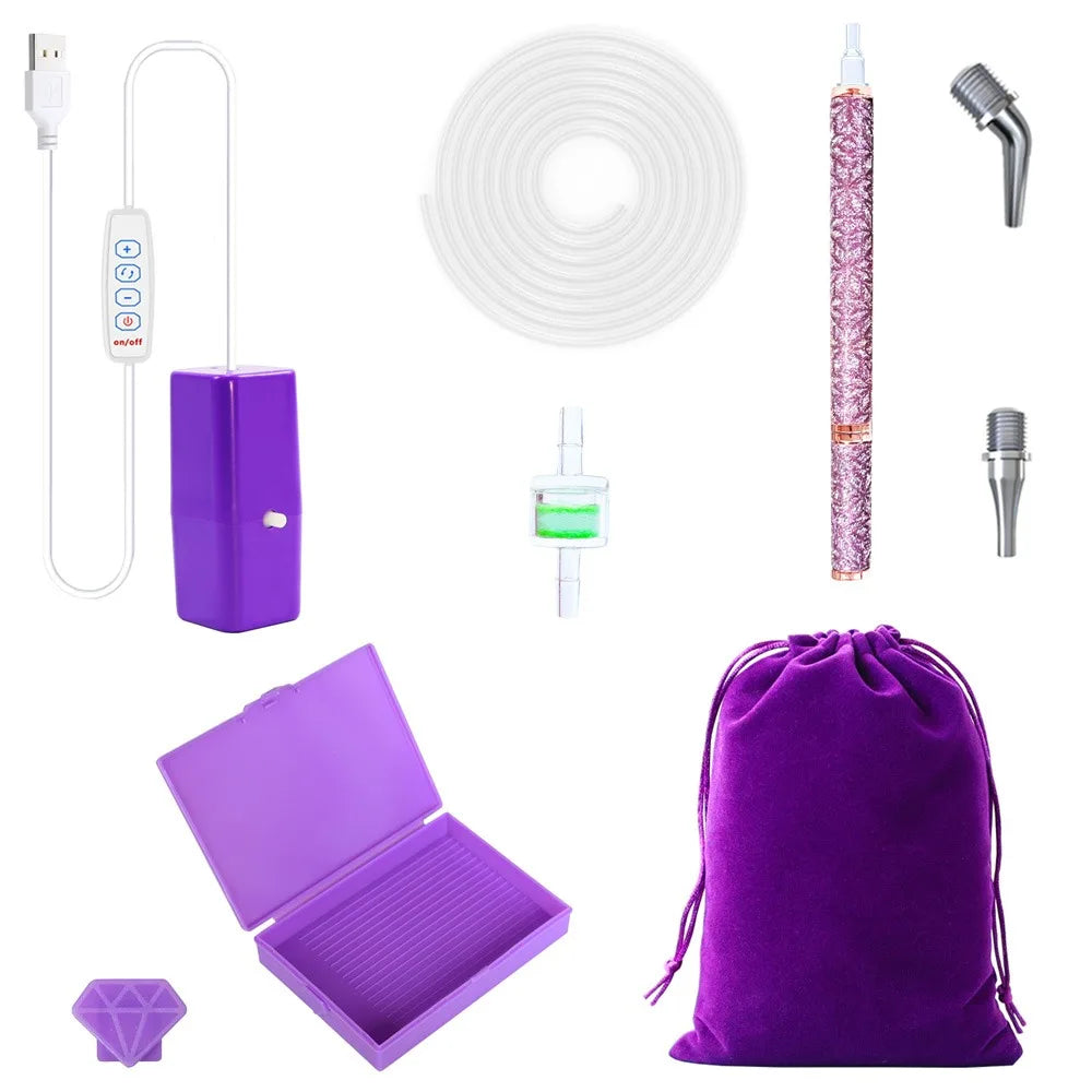 New Electric Vacuum Diamond Painting Pen Kits USB Powered Diamond Painting Suction Device for 5D Diamond Painting Tool